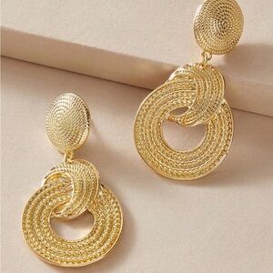 Elegant Gold-Tone Earrings